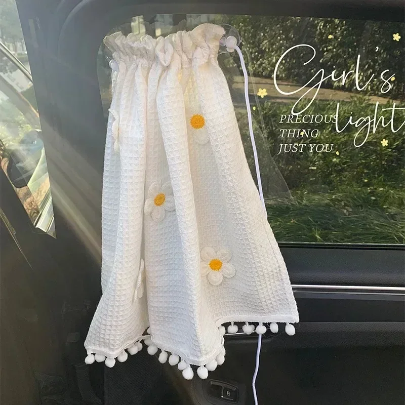Suction cup Curtain In The Car Window Sunshade Cover Cartoon Universal Side Window Sunshade UV Protection For Kid Baby Children 3
