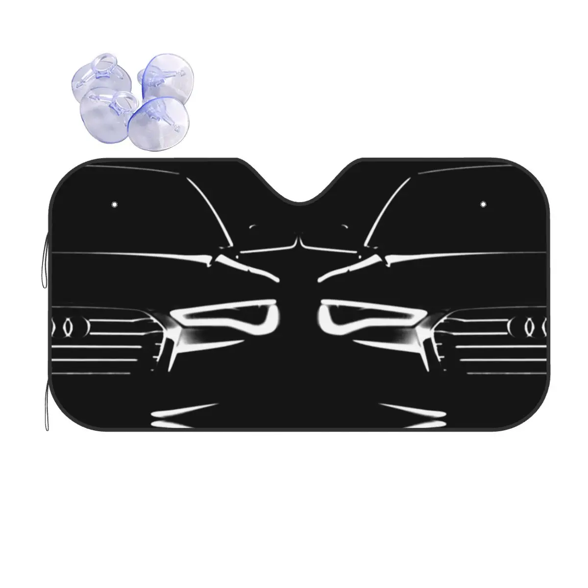 

Classic Car A6 Windshield Sunshade a6 Cars Creative Car Front Window Visor 76x140cm Sunshade Visor Heat Reflector