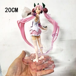 Hatsune Miku Wedding Dress Collectible Anime Figure - Kawaii Vocaloid Swimsuit PVC Toy Gift - NO BOX (CY-18)