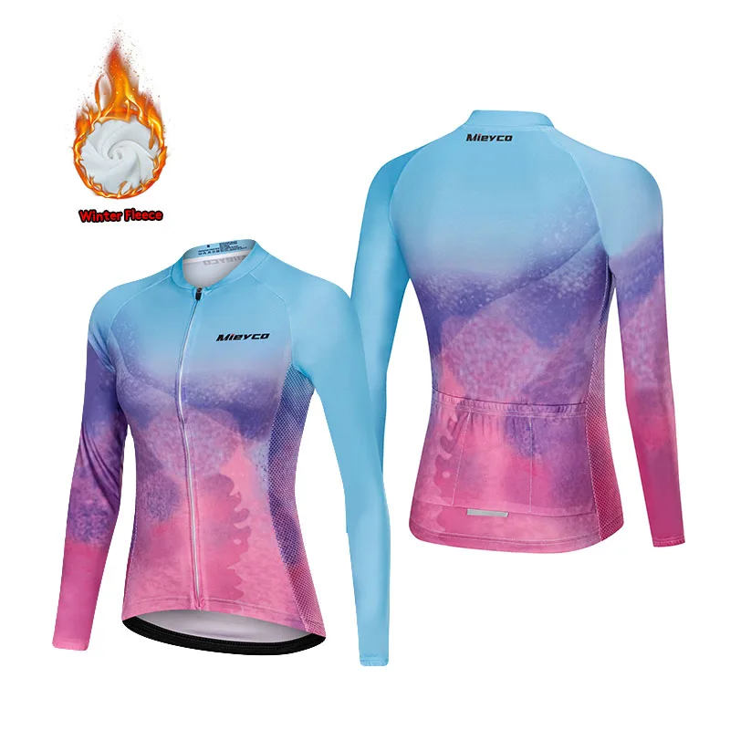thumbnail image 1 of Chaqueta de invierno, maillot de ciclismo, ropa térmica de forro polar, camiseta de montaña para exteriores, ropa de mujer, ropa de invierno, ropa femenina, 1 of 5