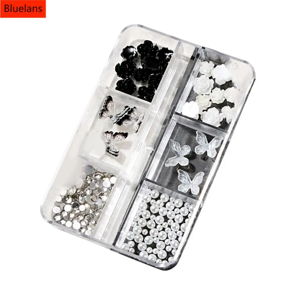 

Nail Decorations Realistic Looking Shiny Visual Effect Non-Fading 3D Camellia Nail Ornaments DIY Manicure Designs Nail Salon