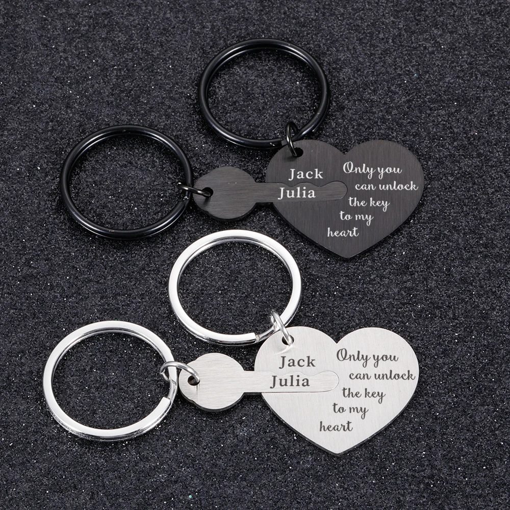 Couple Gifts for Boyfriend Girlfriend Matching Keychains for Couples for  Boyf