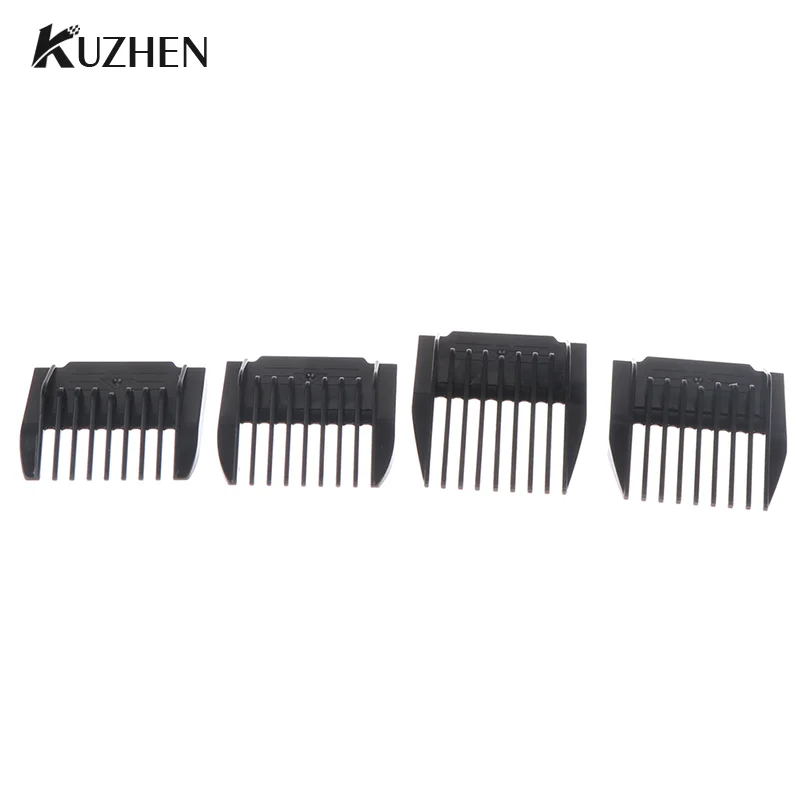 4Pcs 유니버설 컷 클리퍼 제한 빗 가이드 부착 크기 이발사 교체 (3mm,6mm,9mm,12mm)