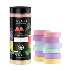 Aromatherapy Shower Steamer Tablets - 12 Pack Self Care & Relaxation Gift Set (As show)