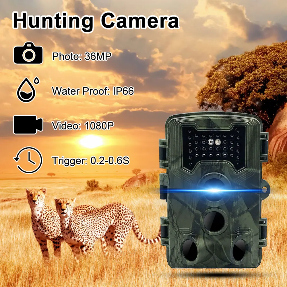 

32MP 1080P Mini Wildlife Hunting Trail Game Camera Активированная движением камера безопасности для наружной охотничьей камеры