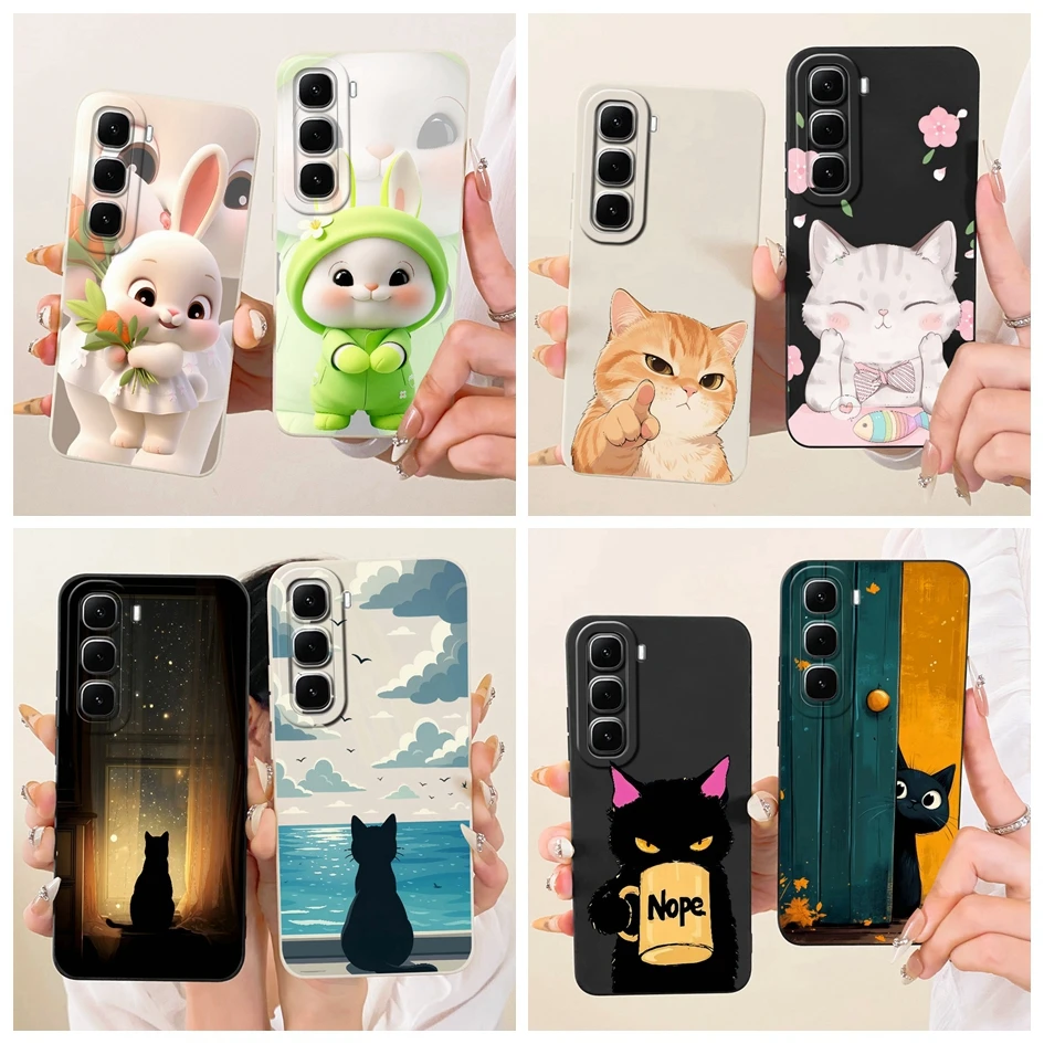 Cute Cartoon Candy Color Anti-Slip Silicone Phone Case with Lens Protection