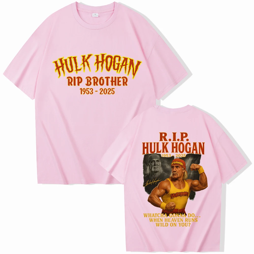 Camiseta Hulk Hogan Hulkamania - Algodón 100%, Unisex, Tallas Desde XXS A 4XL