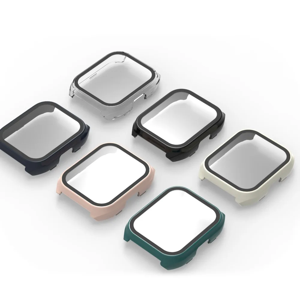 Haylou Watch 2 Pro 2Pro 풀 커버리지 범퍼 용 9H 유리 + PC 케이스 Haylou Watch2 Pro 커버 용 스마트 시계 쉘 화면 보호기