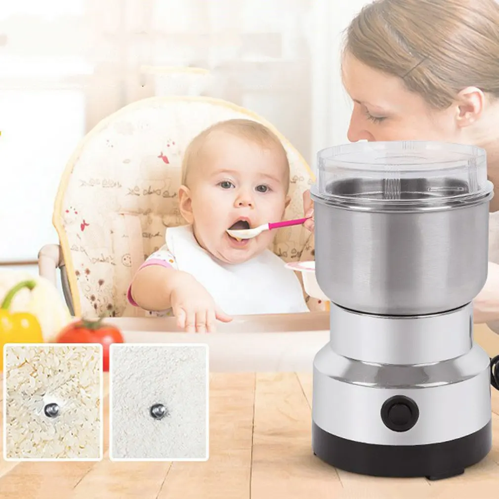 Premium 220V Electric Stainless Steel Household Grinding Milling