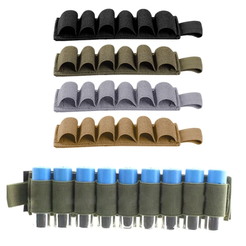 6 Round Shotguns 12 Gauge Reloads Holder Adhesive Backing Sticker Cartridge Shoot Organizers