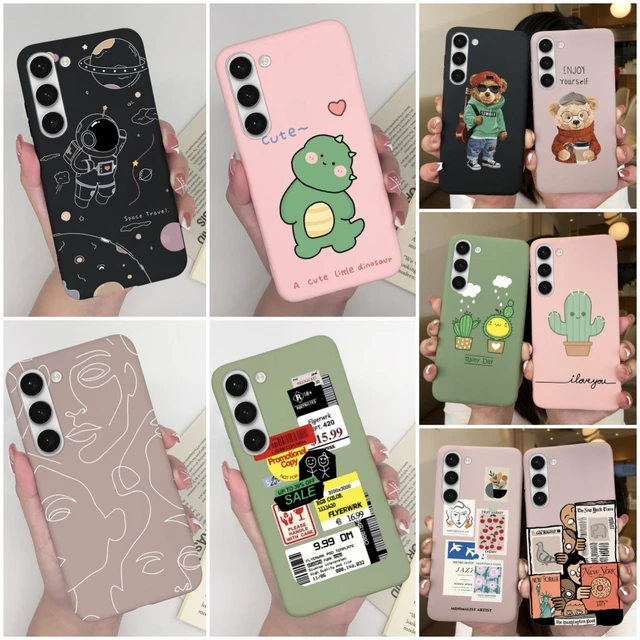 Phone Case For Samsung Galaxy S23 S23 Plus S23 Ultra 5G Lovely Bear Cartoon  Pattern Soft