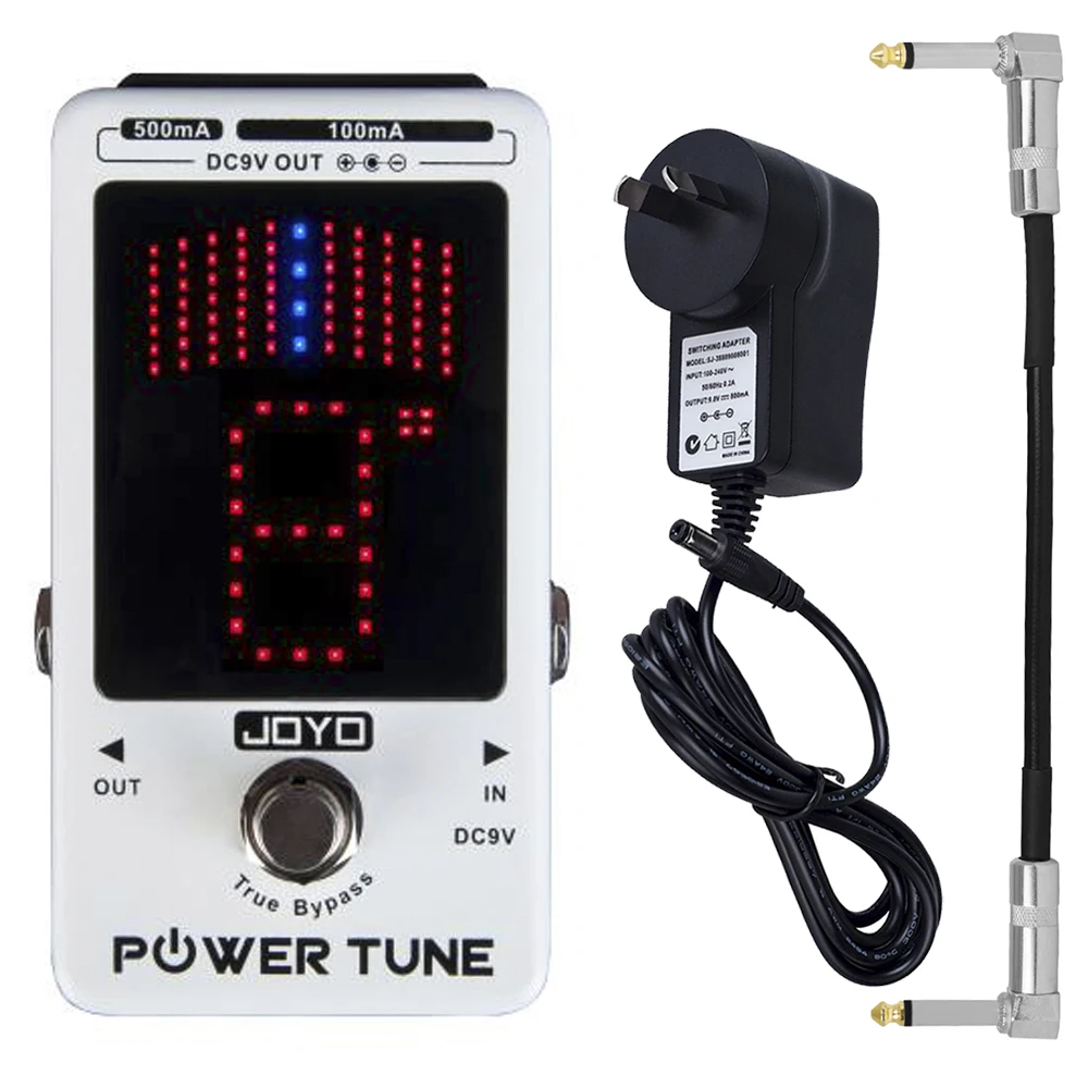 JOYO JF-18R POWER TUNE Guitar Effect Pedal Tuner Pedal and