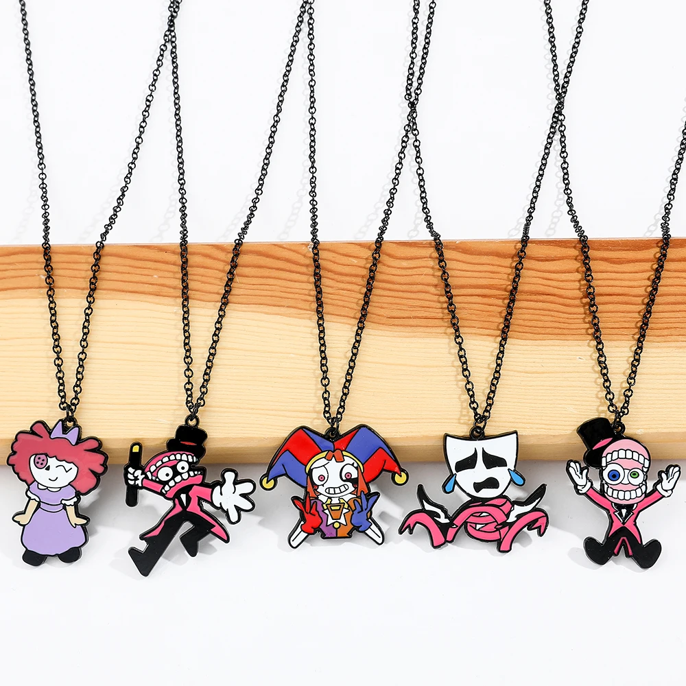 Anime The Amazing Digital Circus Cosplay Pomni Jax Ragatha Pendant