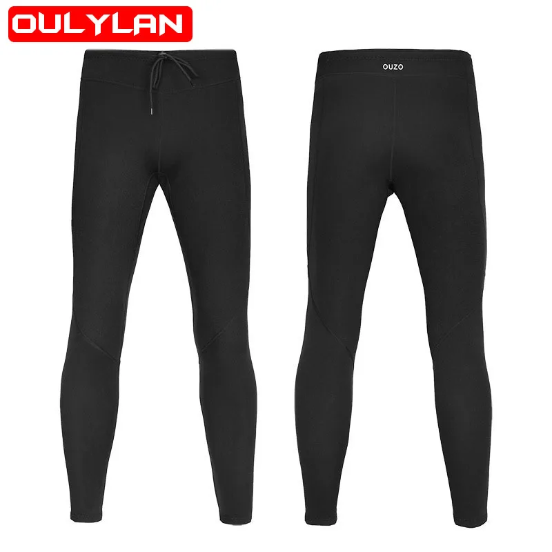 

Oulylan Men 1.5mm Super Stretch Neoprene Wetsuit Pants Surf Scuba Dive Snorkeling Leggings Warm Trousers Water Sports Swimming