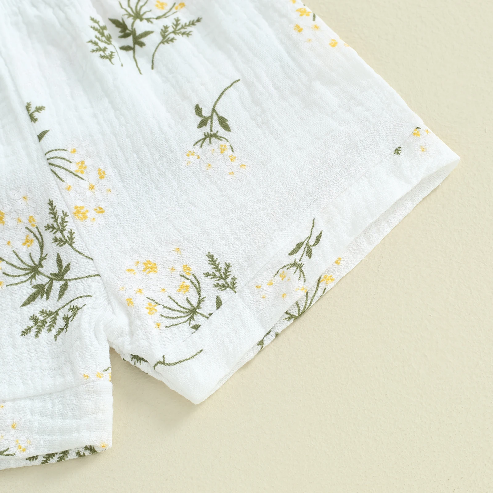 Toddler Cotton-Linen Pajama Set 6