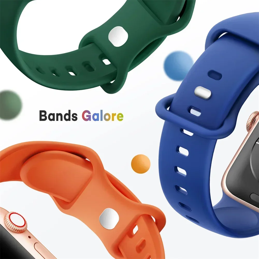 Premium Silicone Watch Band - Versatile Adjustable Strap Bracelet