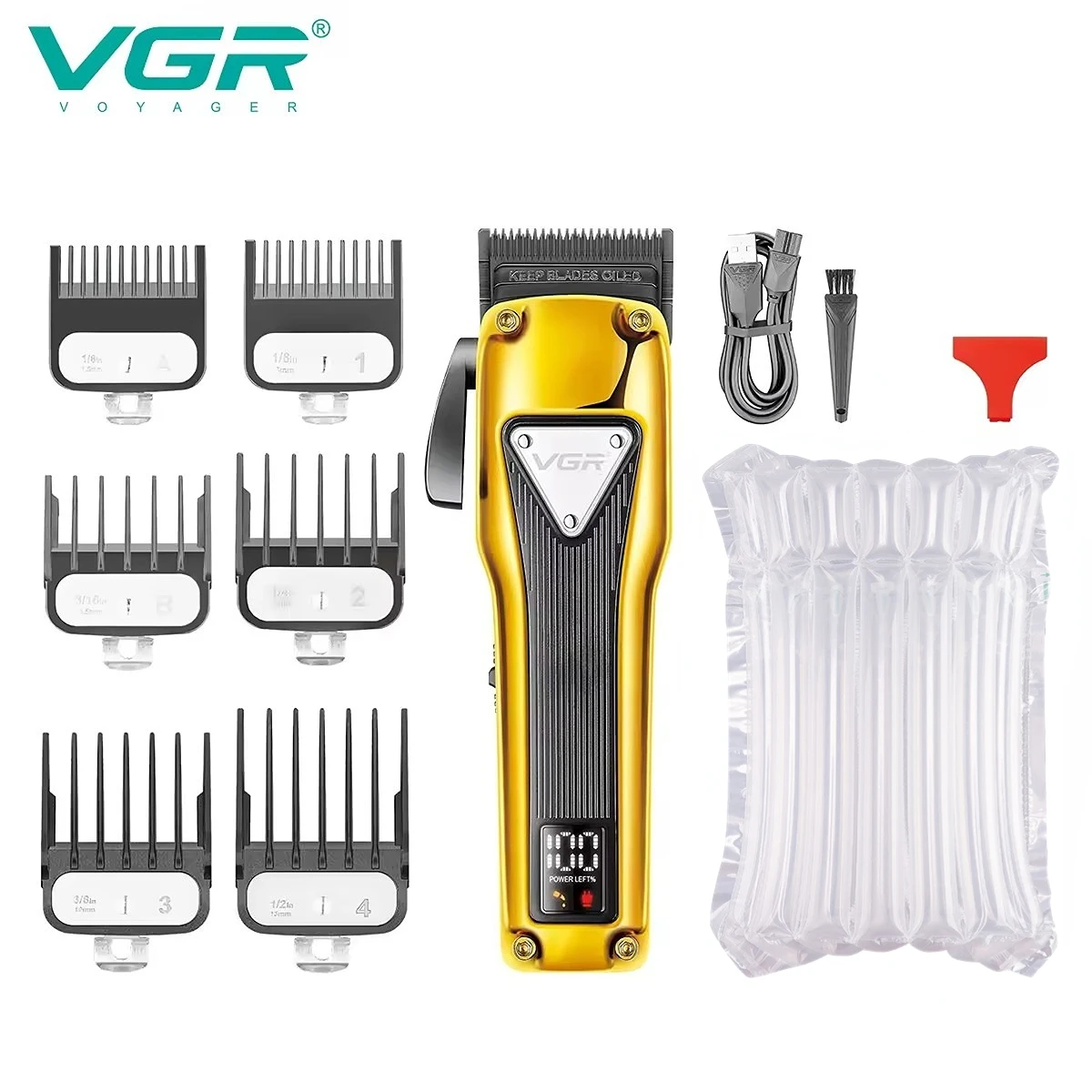 VGR ماكينة تشذيب الشعر الجودة العالية العرض الرقمي...