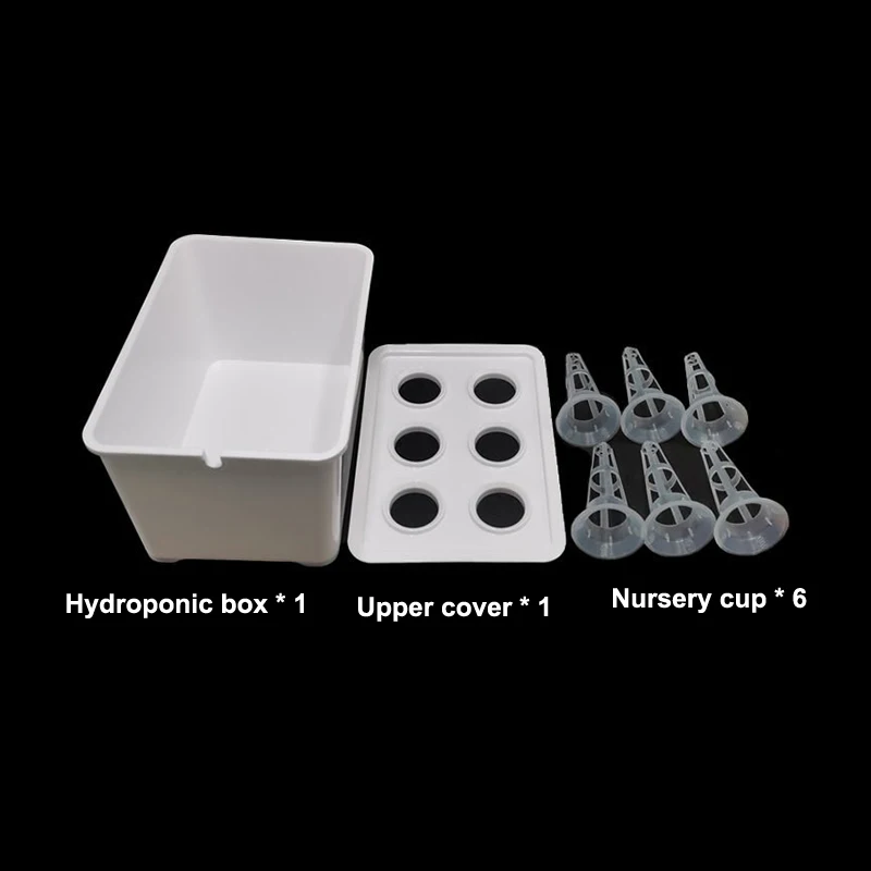 Hydroponic Seedling Kit - Durable, Easy-To-Assemble Vegetable and Herb Growing Pots for Indoor/Outdoor Gardening