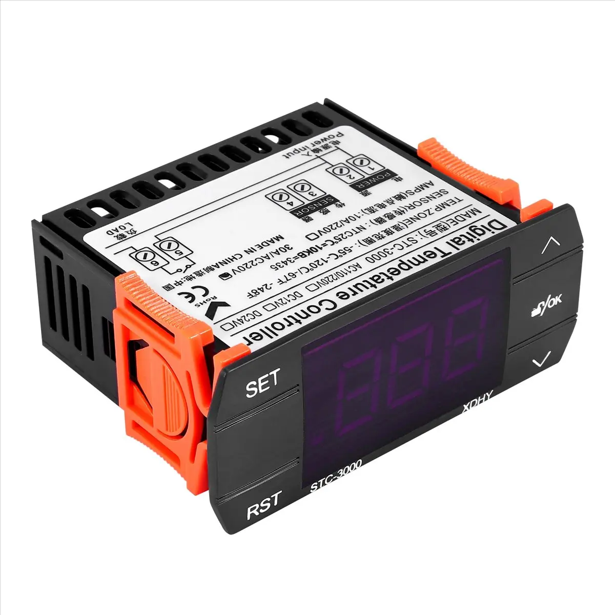 STC-3000 110V-220V 30A 프레스 디지털 온도 조절기 센서 포함 제어 도구