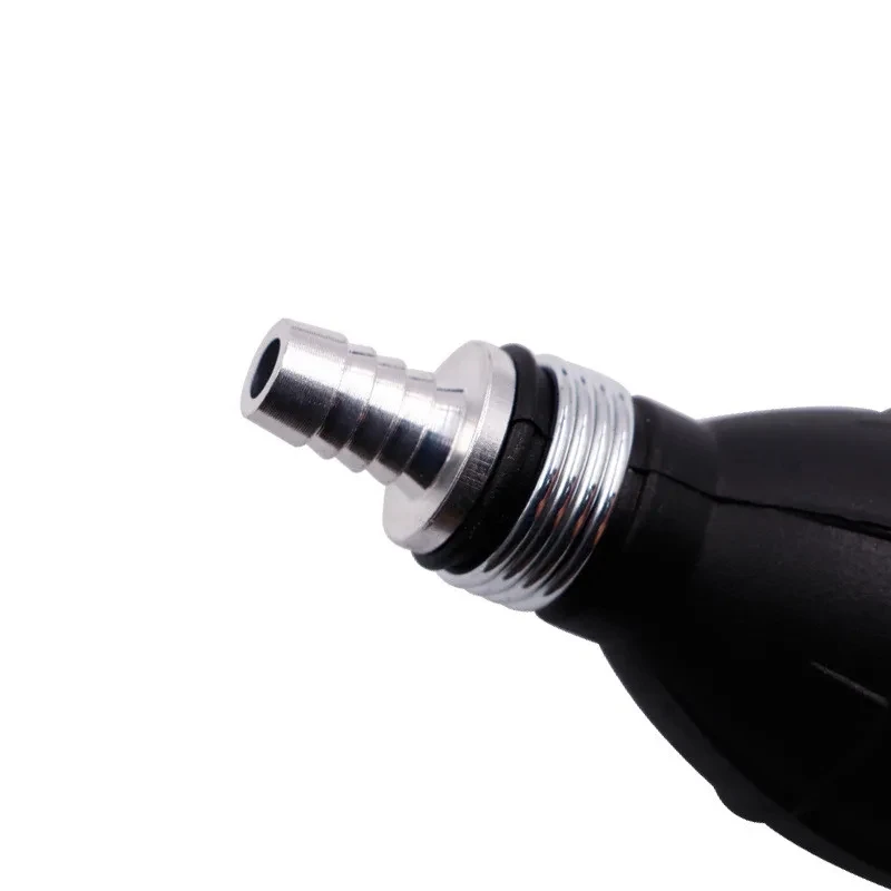 Rubber Aluminum Manual Fuel Pump Hand Primer Oil Gasoline Petrol Diesel Liquid Transfer Pump 6mm/8mm/10mm/12mm