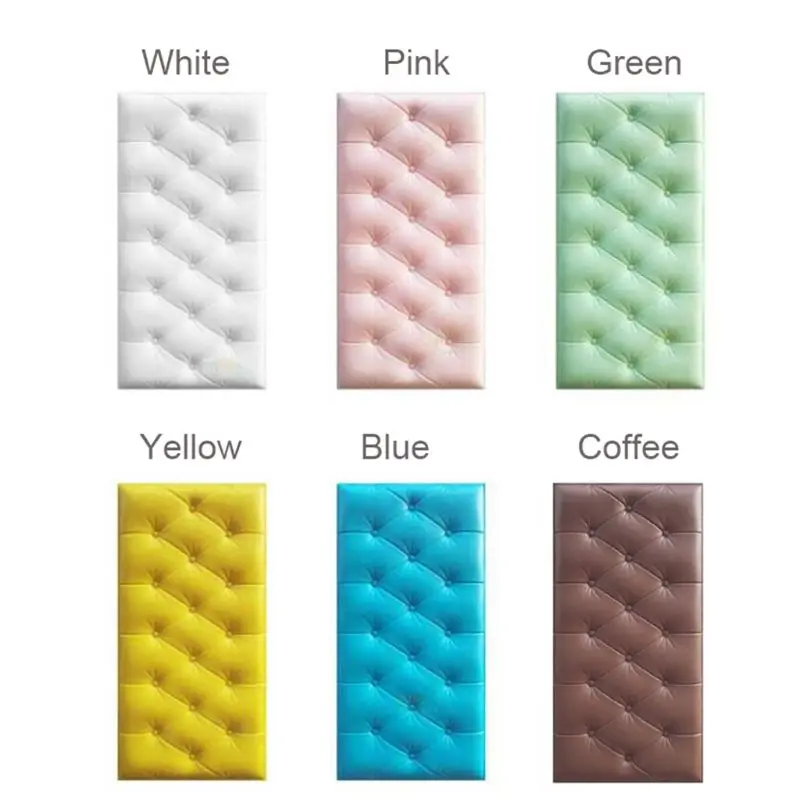 

PE Foam 3D Brick Wallpaper DIY Wall Panels Stickers Wall Decor Embossed Stone Wallpaper Room House Backdrop（White,24X12in ）