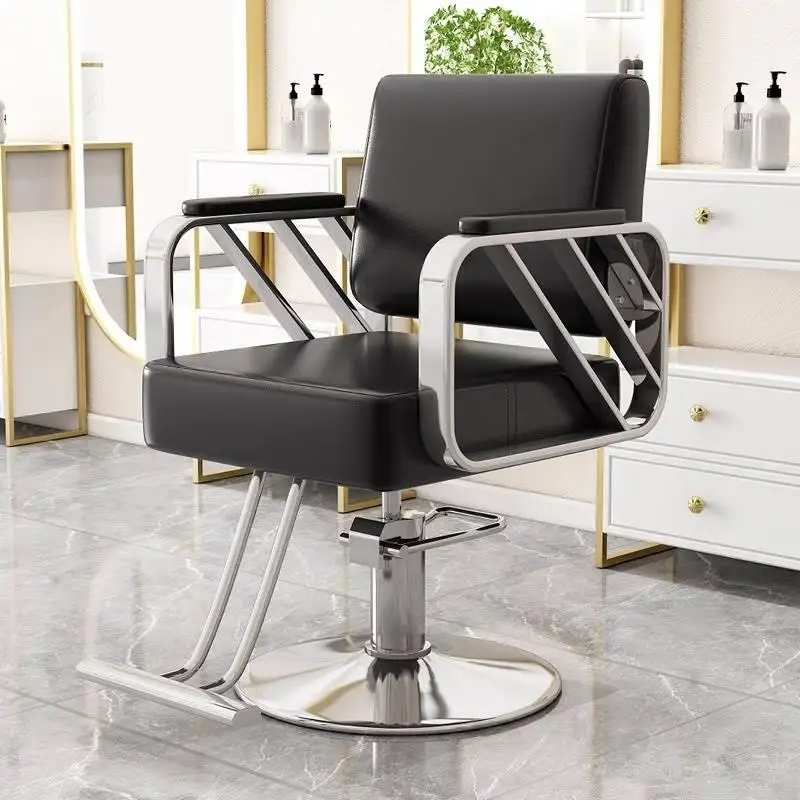 Facial Luxury Barber Chairs Hairdresser Stool Beauty Stylist Barber Chairs Vanity Makeup Sillas De Barberia Salon Furniture barbershop stool barber chairs vanity cosmetic stylist luxury barber chairs metal makeup sillas de barberia modern furniture