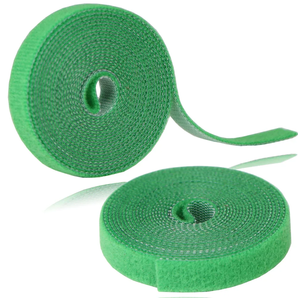 1 Roll 3M Nylon Plant Bandage Hook Tie Reusable Fastener Tape Adjustable Plant Support Bonsai Tools Home Garden Accessories plant ties plastic plant supports plant climbing support plant stem support plant support racks plant support connector plant support stick