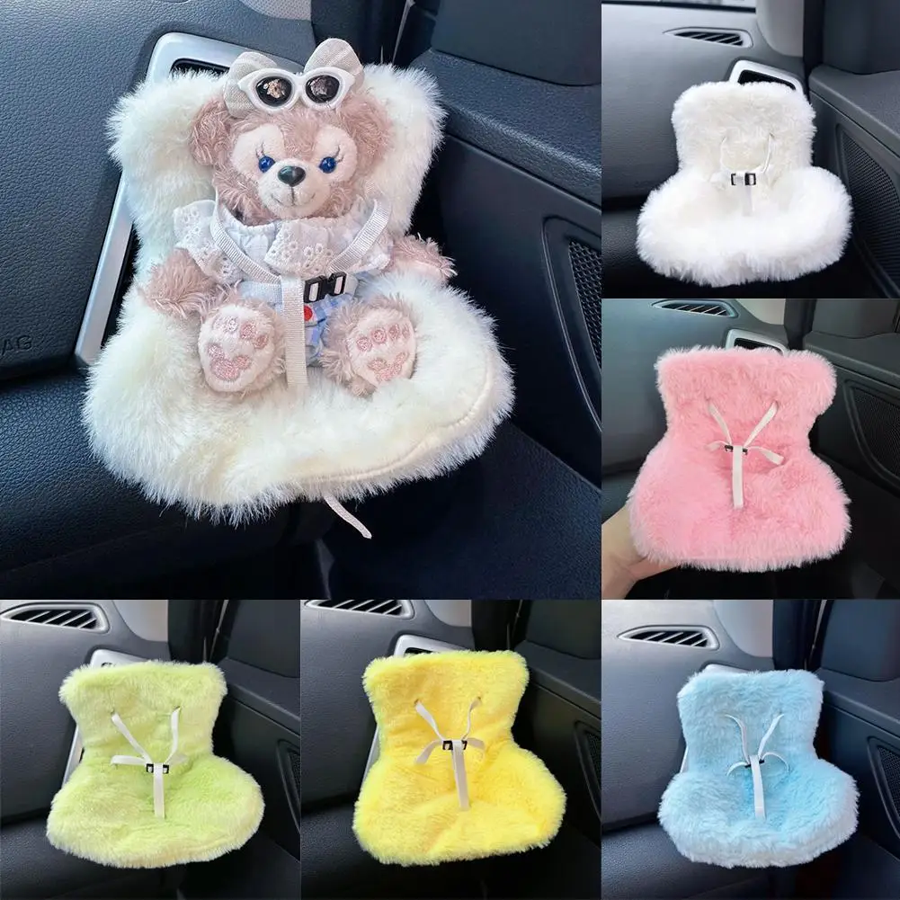 Kawaii Labubu Car Doll Safety Seat Car Air Outlet Aromatreatment Decoration car decoration accessories car figurine ornament car doll seat