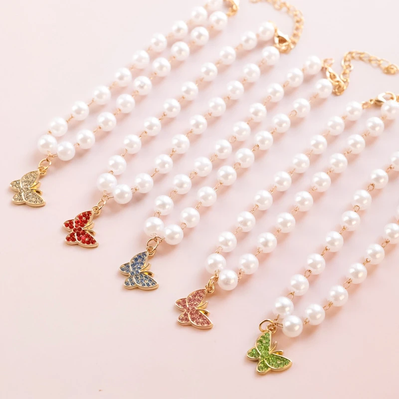 

Resin Butterfly Cat Necklace for Small Dogs Designer Pet Neck Chain Accessories Kitten Festival Collar Female Puppy Jewelry