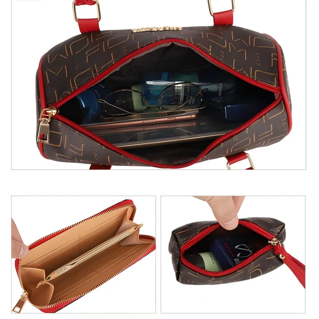 3012-0ed478.png 6-Piece Women's Handbag Set & Shoulder Tote Set by Pahajim