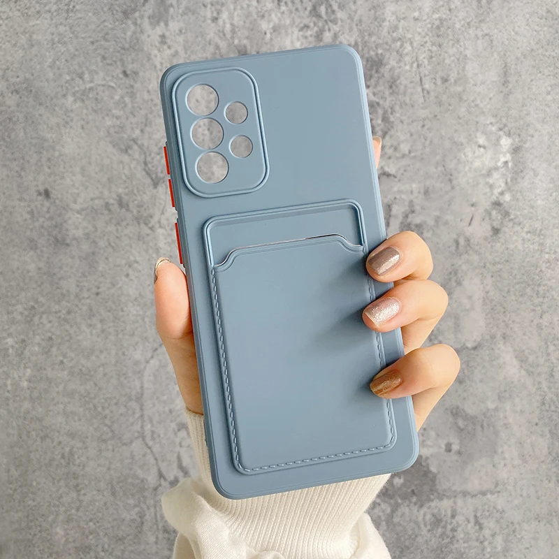 Silikonhülle mit Brieftaschen-Kartensteckplatz für OPPO Find X3 Pro Kartenhalter Funda A94 A74 A95 A16 A54 Abdeckung für Realme 9 8 9i 8i C21_voghion.com