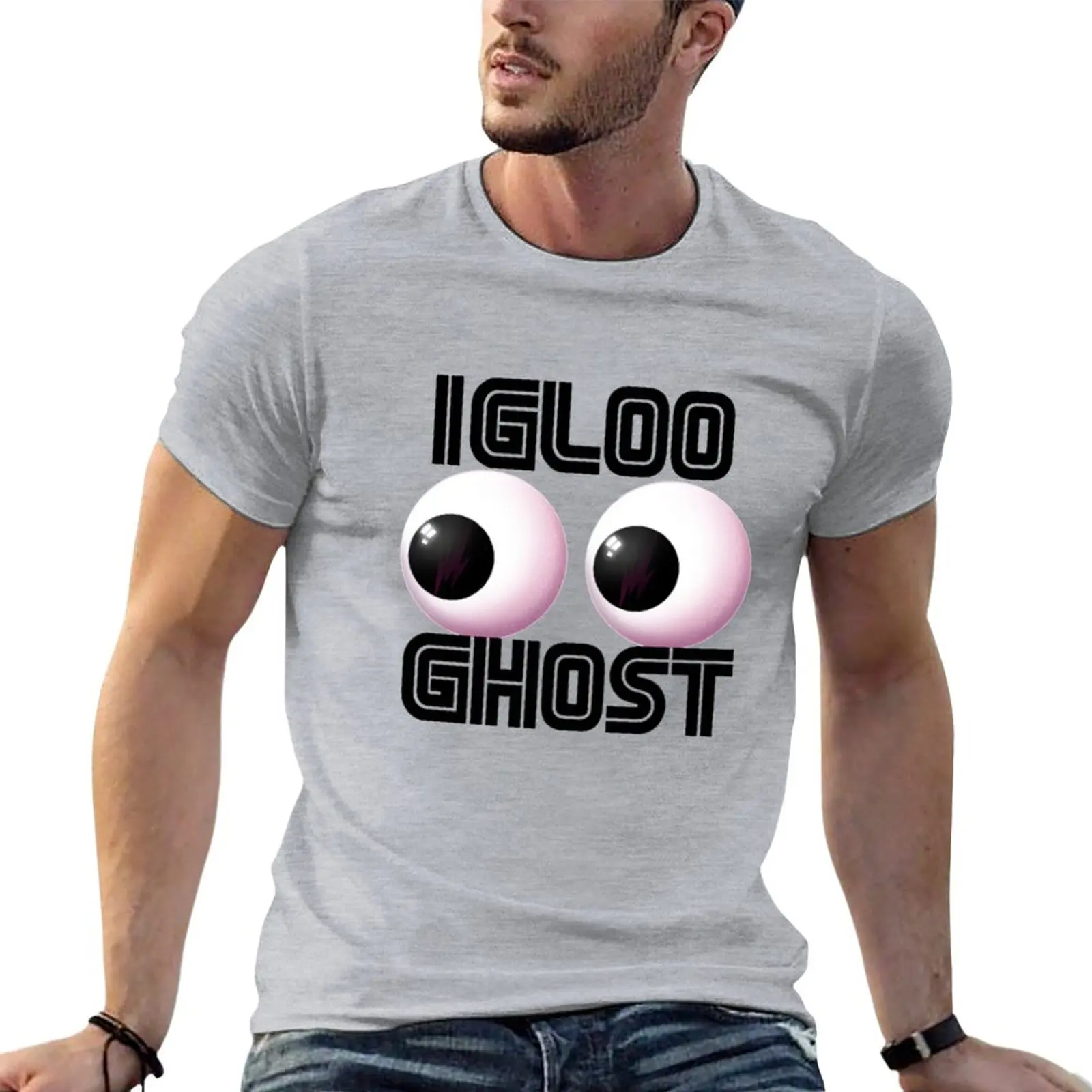 

Классическая футболка Iglooghost, Винтажная футболка для мальчиков с изображением животных, мужские футболки, мужская футболка