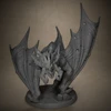 Bloodhunter Dire Bat Miniatures Unpainted Miniatures for Tabletop and Role Playing Games Room Decoration 1