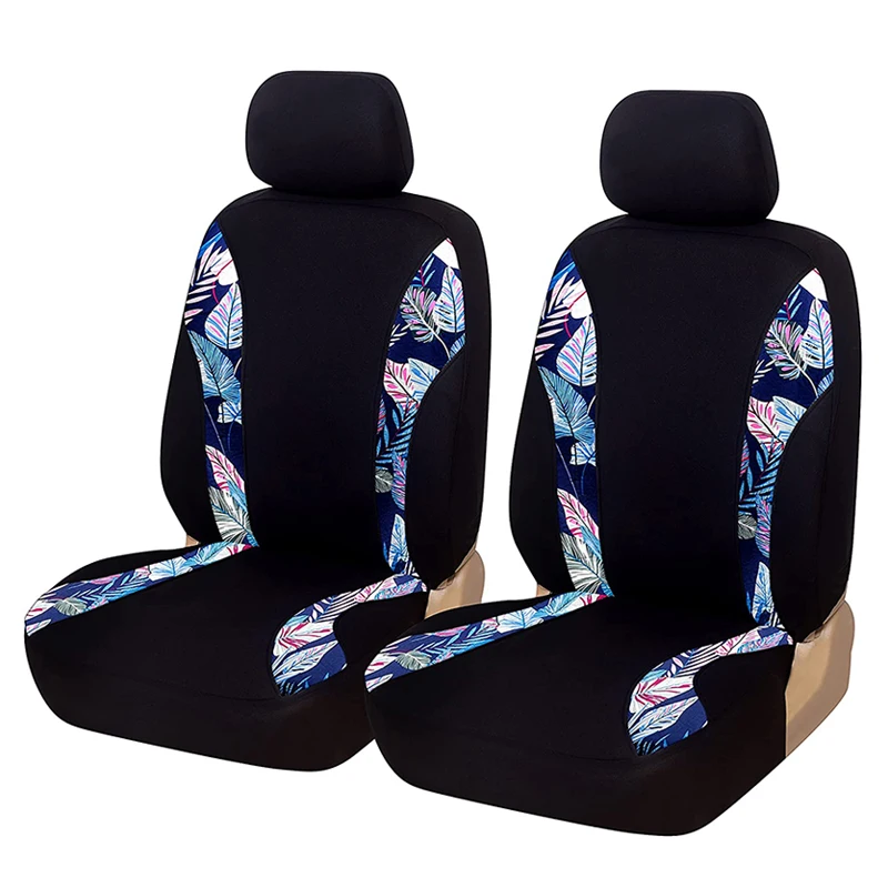 Hawaiian Print Car Seat Covers Comfortable Fabric Front Seat only