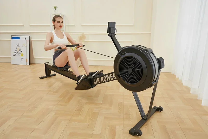 Seated Row Machine Dynamic Rowing Machine Indoor Air Rower Resistance Rowing