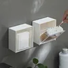 Bathroom Wall-mounted Flip Storage Box, Suitable for Cotton Swabs, Hair Bands, Lipsticks, Small Items Classification Storage Box 5
