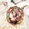 1Roll 2M Gem Secret Language Series Tape PET Transparent Border Handbook Background Adhesives Material Loop Sticker 75mm*2m 4