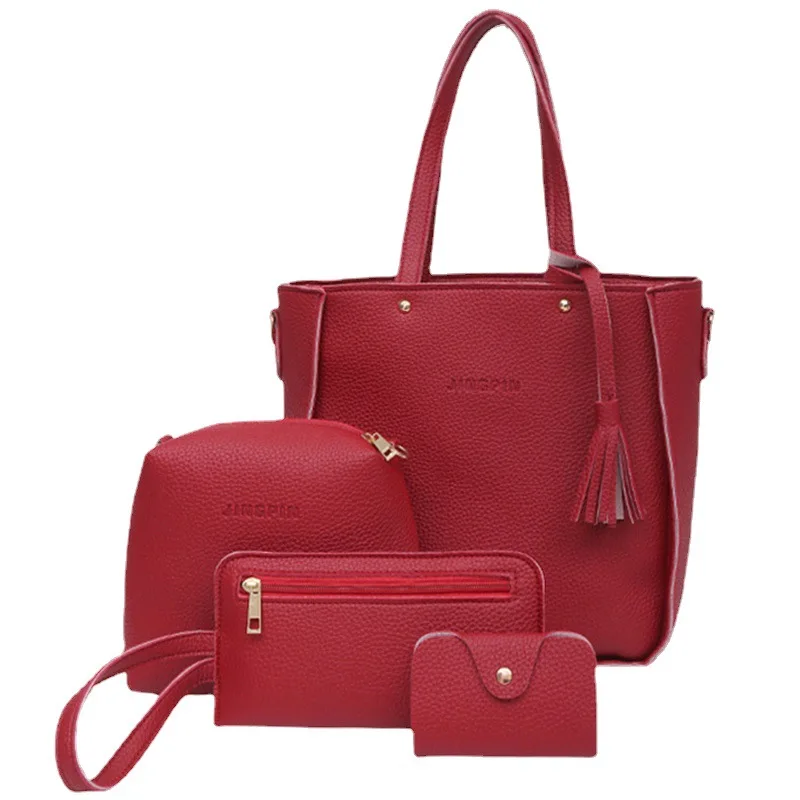 Versatile Pattern Bag Lychee Shoulder Handheld Large Capacity Handbag For Woman High-Quality Messenger Luxury Crossbody Casual