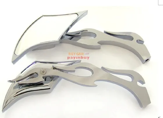 Piegatura Specchietti Moto Rami Per Yamaha Harley Royal Star,Stratoliner,Roadliner,Road Star,V Star, Warrior, V -Max ,Virago