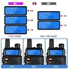 4PCS Baofeng Walkie Talkie UV 5R 8W Ham Radio Long Range Walkie Talkies Dual Band Handheld Two Way Radio with 3800mAh Battery 5