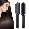 High Quality Electric Straighten Hair Brush Professional Curler Straightener Comb Fashion Fast Heating Ceramic Hair Straightener 1