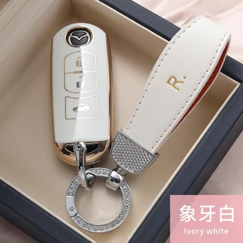 Coperture chiave a distanza di caso dell'automobile di modo TPU per Mazda CX-3 CX3 CX-5 CX5 CX7 CX-9 CX8 BL BM GJ Atenza Axela Demio 2 3 5 6 senza chiave