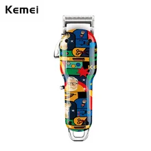 

Powerful Kemei Hair Clipper Mahcine Cut By Professional Hairdressing Cuter Keimei Mens Cutting Razor Kernei Haircut Cutter MAX20