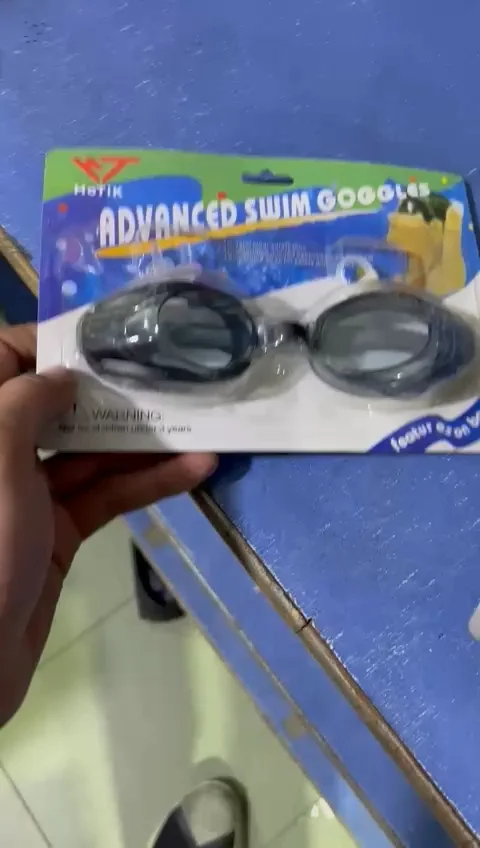 Swimming Goggles Set - Pack of 3 with Ear Plug & Nose Clip, Adjustable Size for All Ages