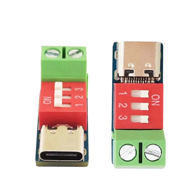 Type-C PD QC Trigger 5V~20V Dial Code Adjustment DC Voltage Power ...