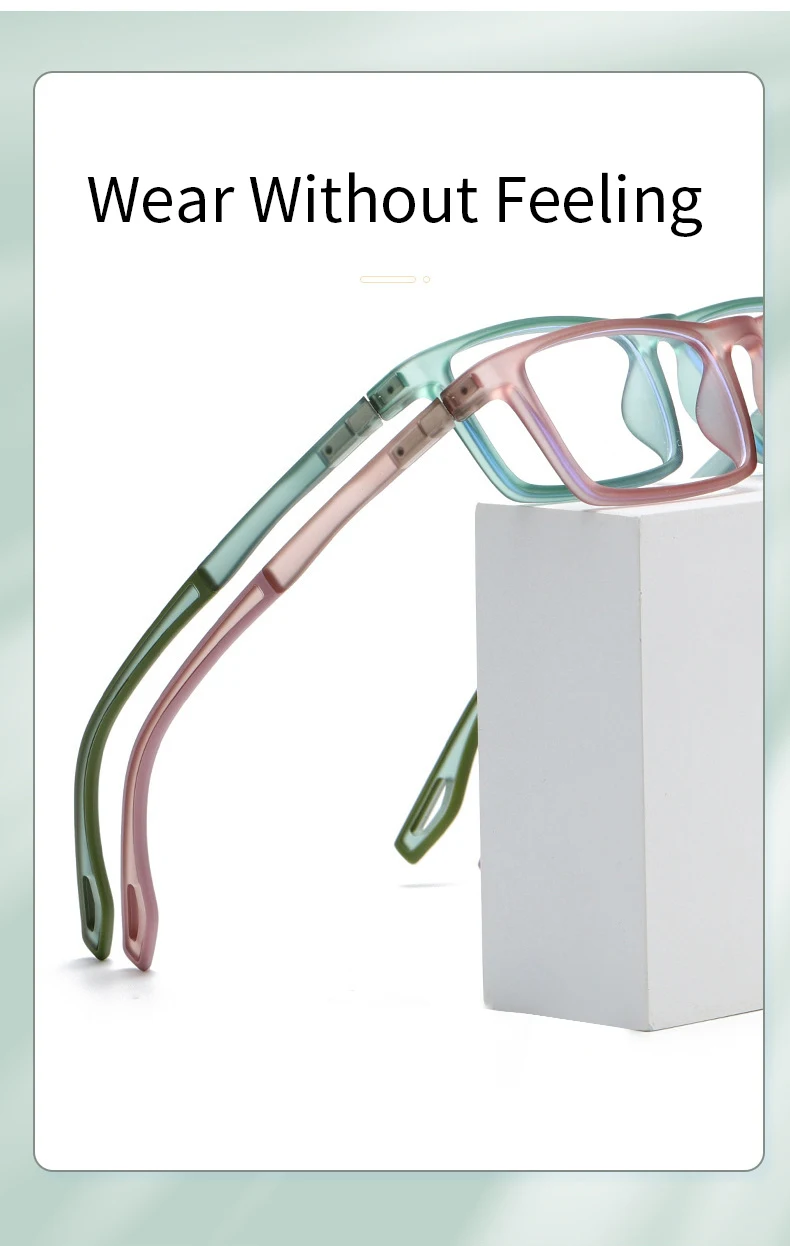 MOMOJA Ultraleichte Mode Frühjahr Beine Design TR90 Nicht-slip Retro Platz Jugend Optische Brillen Rahmen Für Männer – Detail 3