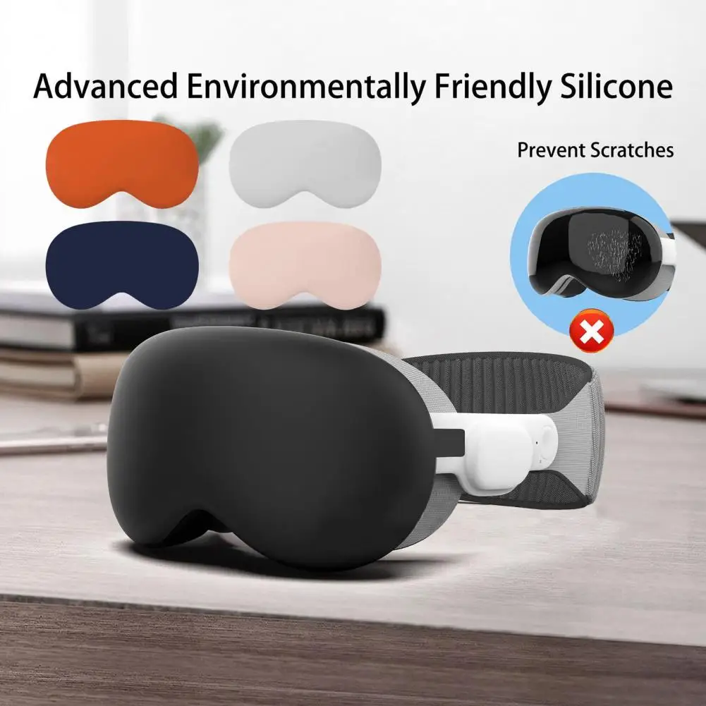 

VR Glasses Case Cover Ultra-Thin Design Anti-Fingerprint Impact-Resistant Simple Installation Soft Protector for Vision Pro