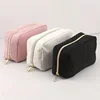 Corduroy Travel Cosmetic Bag Portable Makeup Storage Bag Purses Women Zipper Make Up Organizer Storage Clutch Beauty Case Pouch 4