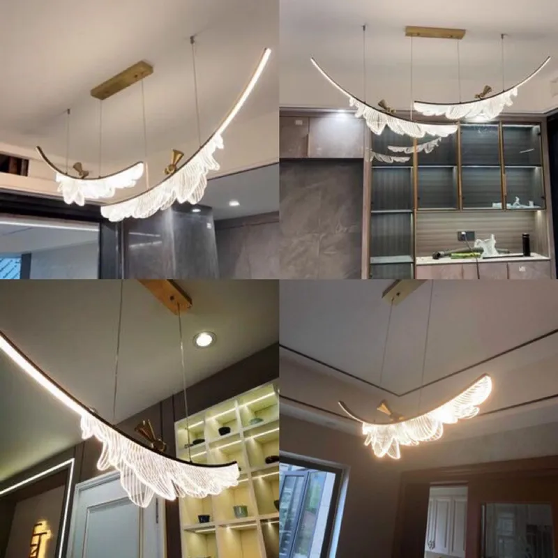 Modern Design Lustre Light Guide Ceiling Chandelier Living Dining Room Indoor Home Decor Lighting Luminaire Bedroom Pendant Lamp