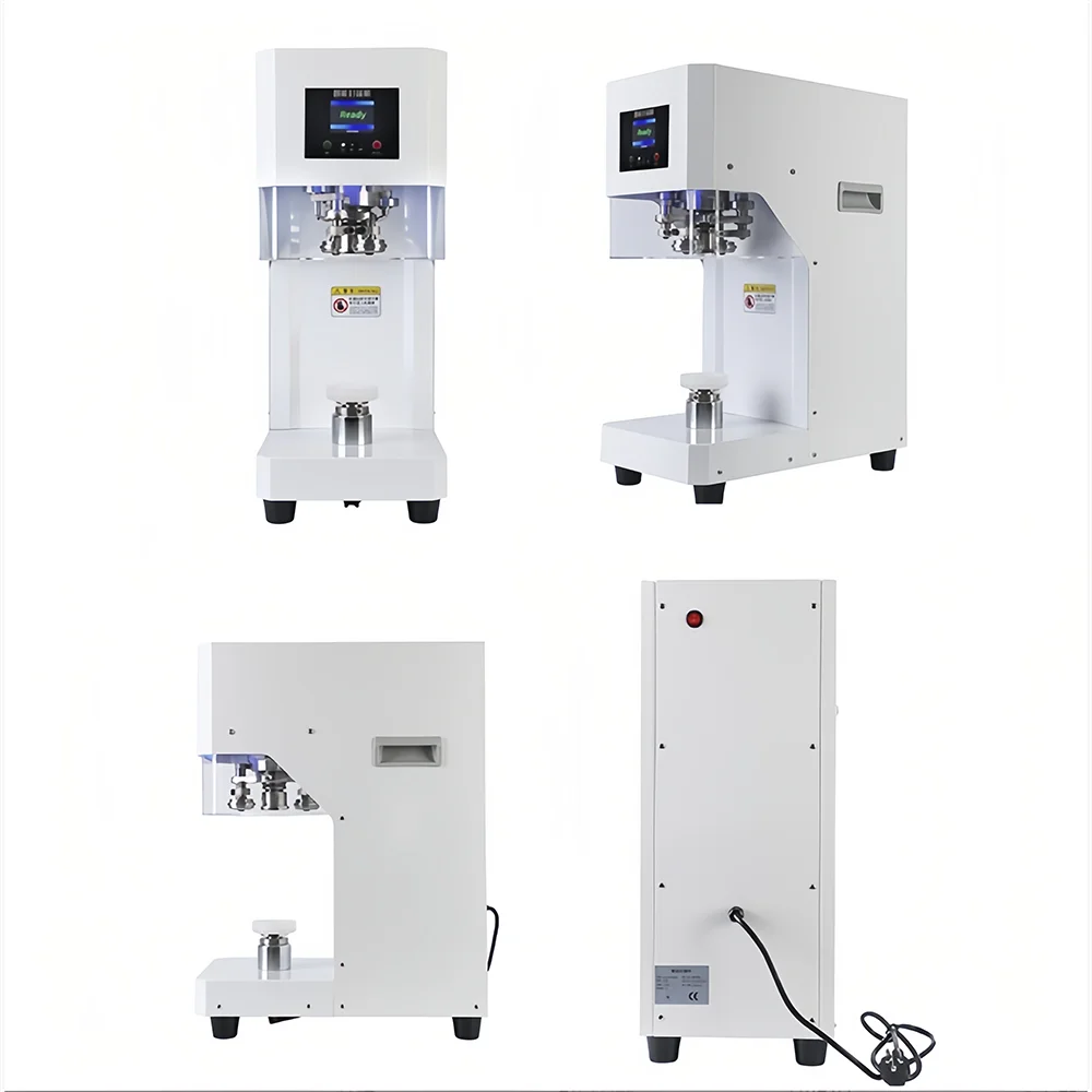 Intelligent Tin Can Sealing Machine Automatic Rotary 55mm PET Bottle Can Seamer Beer Can Sealer For Food Beverage 3